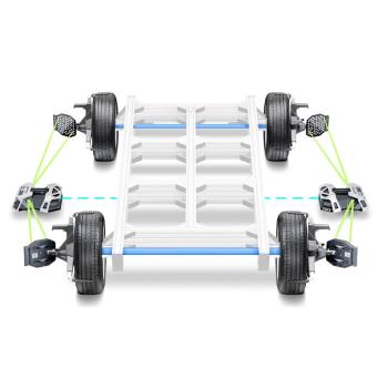Prístroj na meranie geometrie kolies Beissbarth Compact Air (1)