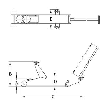 Pojazdné dielenské zdviháky Compac 2T-77 (4)