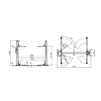 Dvojstĺpový zdvihák Consul 2.30 EasyLift (3)