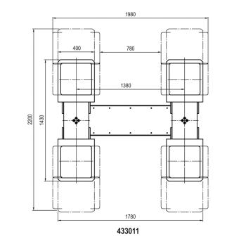 Dvojpiestový zdvihák Consul 2.35 MK Optima (4)