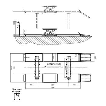Štvorpiestový plošinový zdvihák Consul 4.55 MK Quadro SN (2)