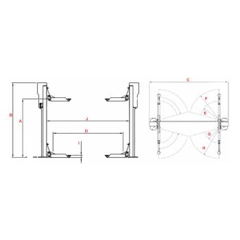 Dvojstĺpový zdvihák Consul 2.55 EL SC (4)