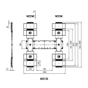 Dvojpiestový zdvihák Consul 2.35 MK Optima (3)