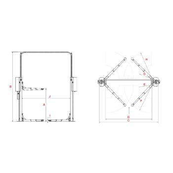 Dvojstĺpový zdvihák Consul 2.65 HD FLEX (3)