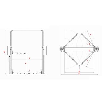 Dvojstĺpový zdvihák Consul 2.45 HD FLEX (2)