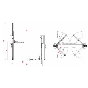 Dvojstĺpový zdvihák Consul 2.40 HD PRO (2)