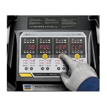 Nabíjačka batérií GYS STATION MULTICHARGE 4x10A / Pb-Li (3)