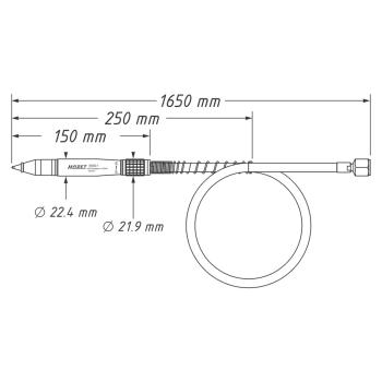 Pneumatické gravírovacie pero HAZET 9035G-1 (3)