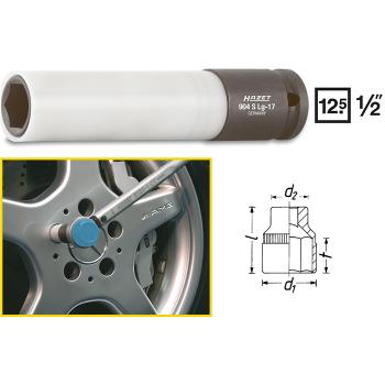Dlhá kovaná hlavica na hliníkové disky HAZET 904SLG-17 (1)