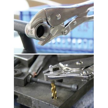 Škripcové klieště s polguľatým čeľusťami KSTOOLS (2)