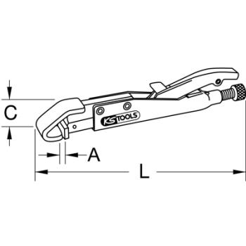 Škripcové klieště KSTOOLS 115.1083 (3)