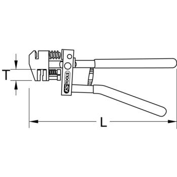Osadzovacie a dierovacie klieště KSTOOLS 118.0055 (3)
