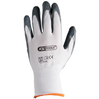 Pracovné rukavice ochranné polyester / nitril KSTOOLS (1)