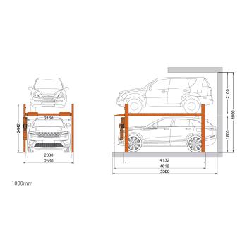 Parkovací zdvihák HP 2136 (4)