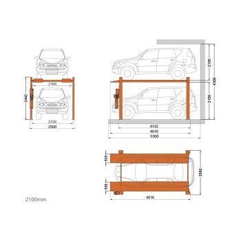 Parkovací zdvihák HP 2136 (5)