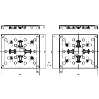 Prístroj na zisťovanie vôle zavesenia kolies a riadenia OMA 546 (2)