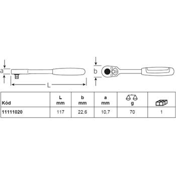 Jemná račňa QuickRelease STAHLWILLE 415QR N (2)