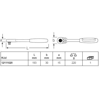 Jemná račňa QuickRelease STAHLWILLE 435QR N (2)