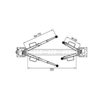 Dvojstĺpový zdvihák UNIVER DSZ 5.0 TA (3)