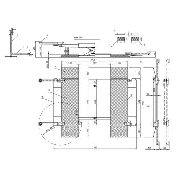 Nízkozdvižný pneumatický zdvihák UT PPS-5 (3)