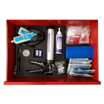 Vozík s náradím na opravy a montáž skiel VBSA SERV-OPB-DELUXE (10)