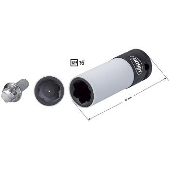 Hlavica pre demontáž a montáž skrutiek kolies VIGOR V4309 (1)