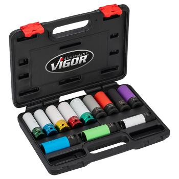 Sada kovaných hlavíc na skrutky hliníkových diskov VIGOR V6312/12 (1)