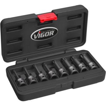 Nástrčné hlavice pre rázové uťahovače TORX VIGOR V7017 (1)