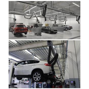 Odsávacie vozíky s ramenom TOUCHLESS, hadicou a lievikom GTL (3)